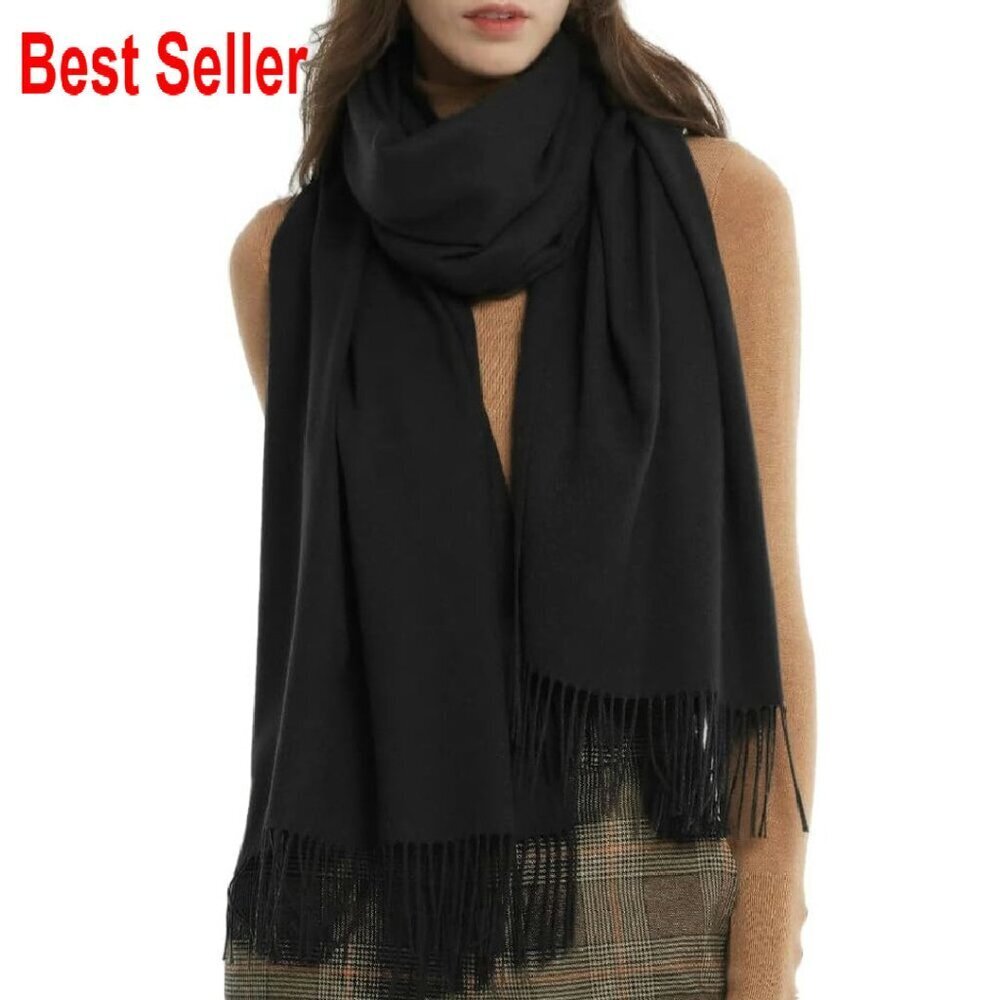 Oversized Pashmina Shawl Wrap Soft Warm Fashion Blanket Scarf Elegant Chic